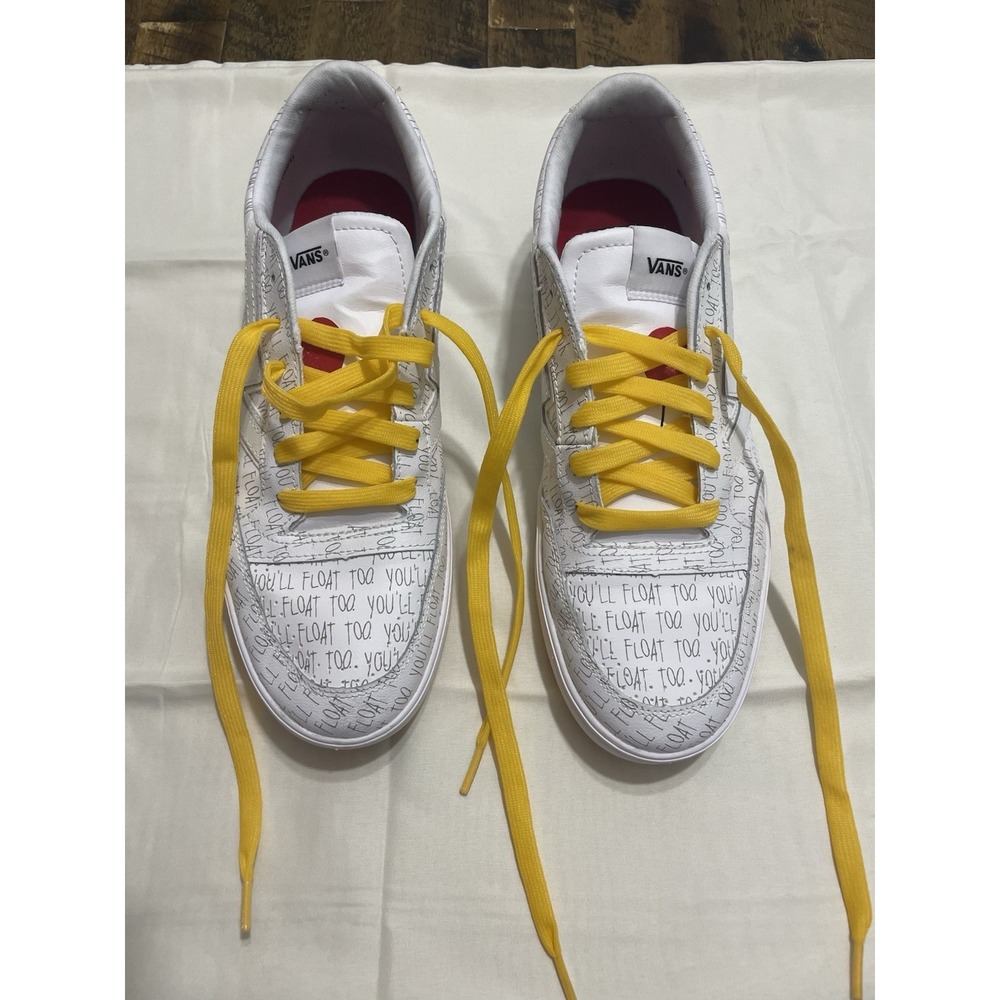 Vans x IT Pennywise "You'll Float Too" Lowland CC Men's 11 Horror Sneakers